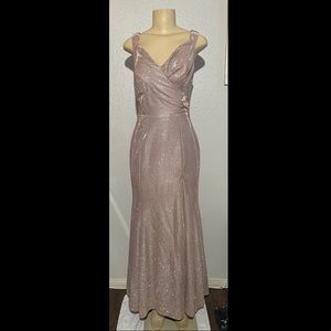 Rose gold gown